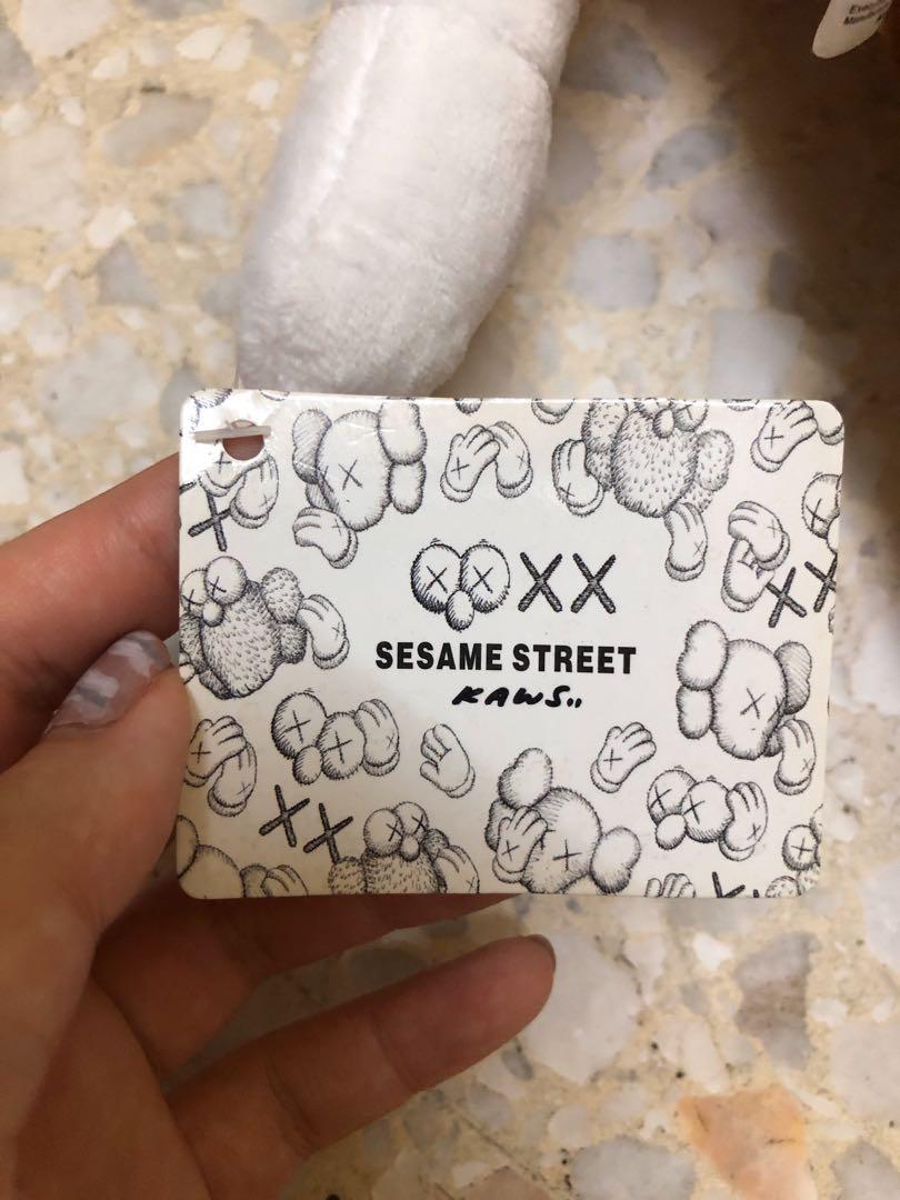 KAWS (Category: Plushies & Soft Toys) located in Singapore. Submitted by princessjamie (Listing ID 1042587696, Image 7). Description: 💗🧸Hello! MAJOR SOFT TOY SALE🧸💗 ▪️Soft toy: Kaws ▪️Description: Sesame Streets Kaws ▪️Condition: 10/10 ▪️Price: $18 ( I HAVE 2 PINK, 2 BLUE, 2 BROWN-WHITE ) I got a whole box of soft toys to clear! We have many popular and adorable characters! Do check out my listing for more! Please help us clear as all of thes