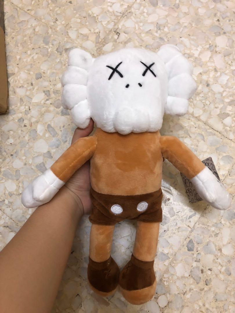 KAWS (Category: Plushies & Soft Toys) located in Singapore. Submitted by princessjamie (Listing ID 1042587696, Image 6). Description: 💗🧸Hello! MAJOR SOFT TOY SALE🧸💗 ▪️Soft toy: Kaws ▪️Description: Sesame Streets Kaws ▪️Condition: 10/10 ▪️Price: $18 ( I HAVE 2 PINK, 2 BLUE, 2 BROWN-WHITE ) I got a whole box of soft toys to clear! We have many popular and adorable characters! Do check out my listing for more! Please help us clear as all of thes