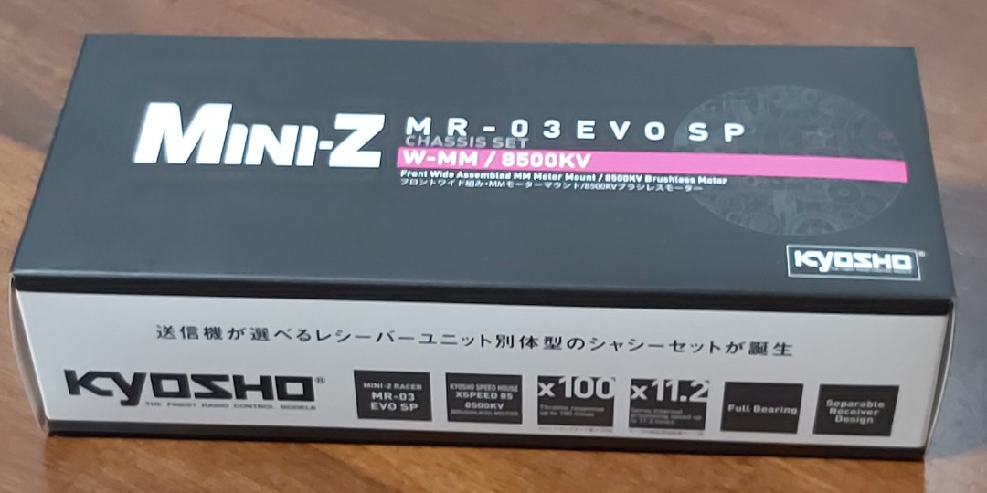 Kyosho 京商Mini-Z W-MM 8500KV MR-03 EVO SP 全新！, 興趣及遊戲, 手 