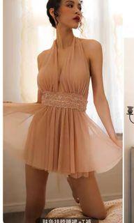 Lace babydoll bedroom wear