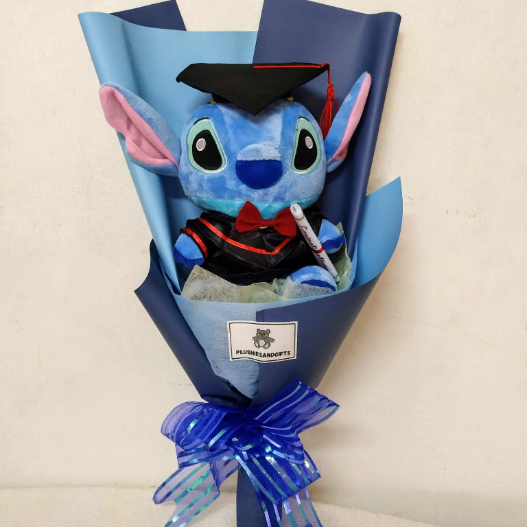 stitch graduation plush