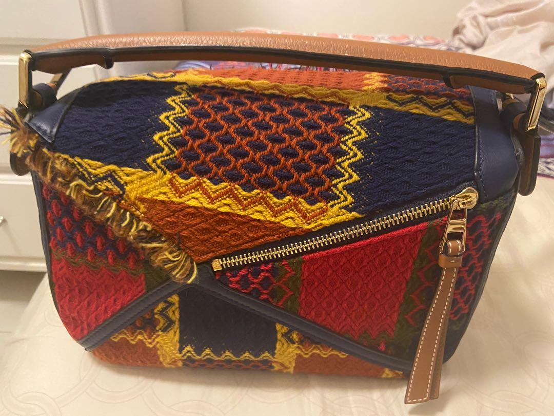 Loewe tartan clearance puzzle bag
