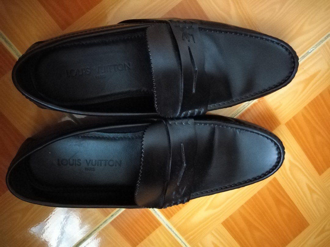 louis vuitton leather shoes