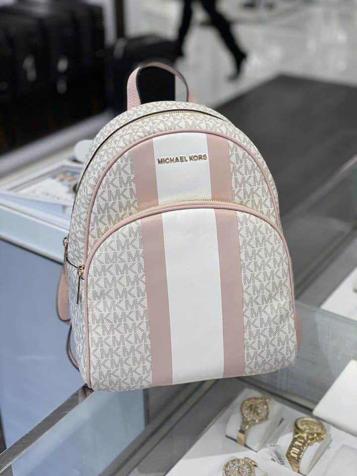 Pink mk backpack store