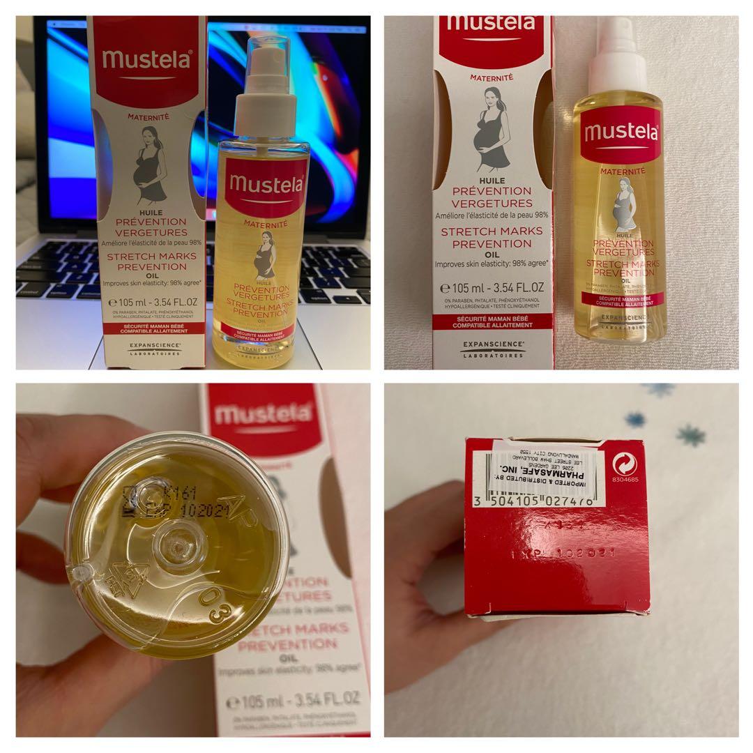 mustela stretch marks prevention oil 105ml