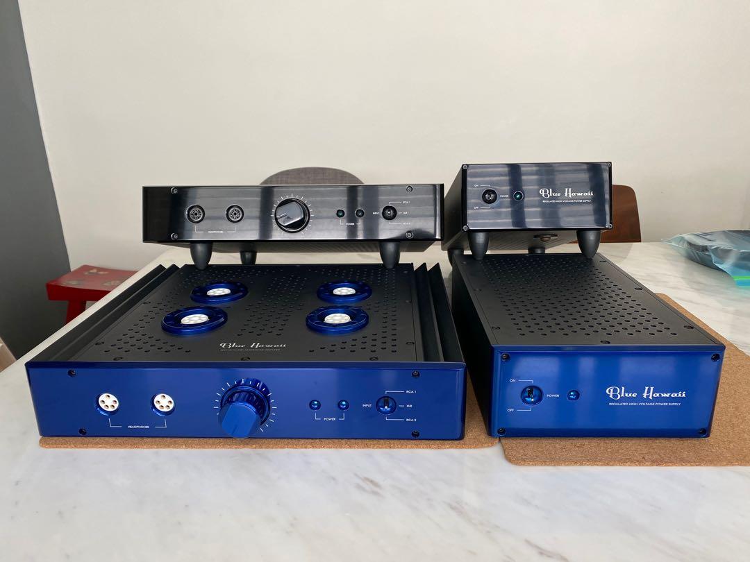 MWTS HeadAmp Blue Hawaii Special Edition BHSE Electrostatic Headphone Amplifier AMP with loads of EL34 tubes for Stax