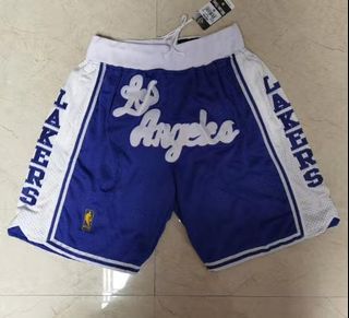 Nba Shorts Lakers Just Don Quality Stitch Sports Sports Apparel On Carousell