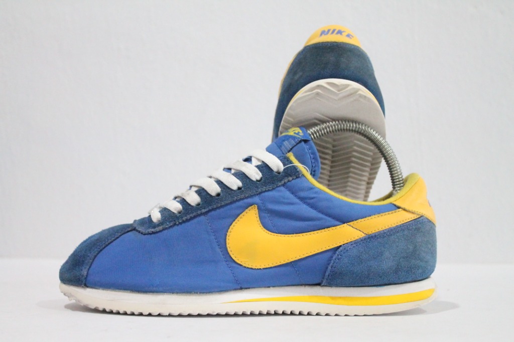 nike cortez biru