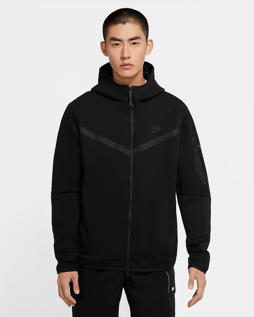 Black fleece full zip jacket Clearance