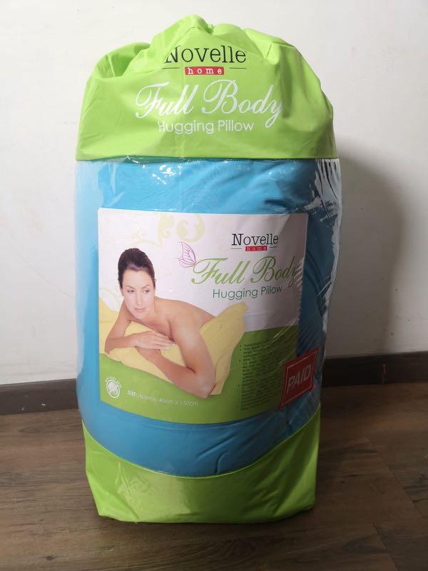 Novelle full body hugging pillow, Furniture & Home Living, Bedding & Towels on Carousell