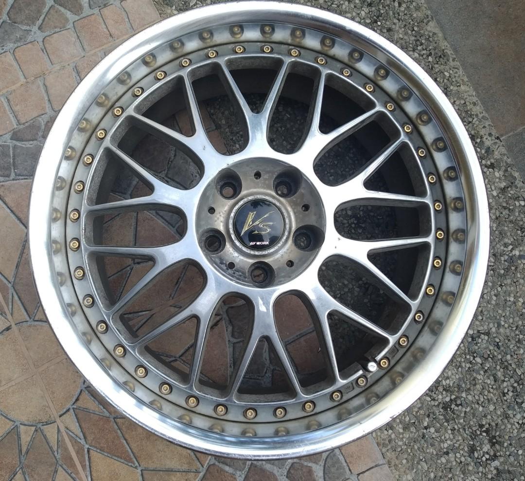 Orig Work VSXX 18 mags 5x114, Car Parts & Accessories, Mags and 