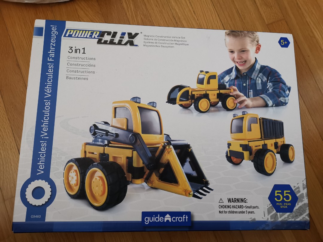Powerclix construction vehicle set on sale