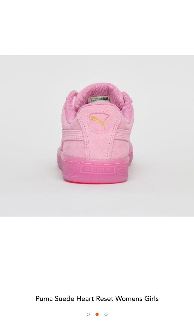 Puma suede heart reset outlet pink