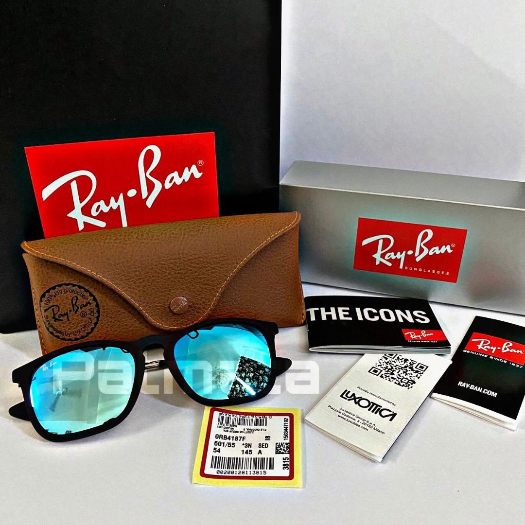 Rayban CHRIS BLUE MIRROR POLARIZED Men s Fashion Watches