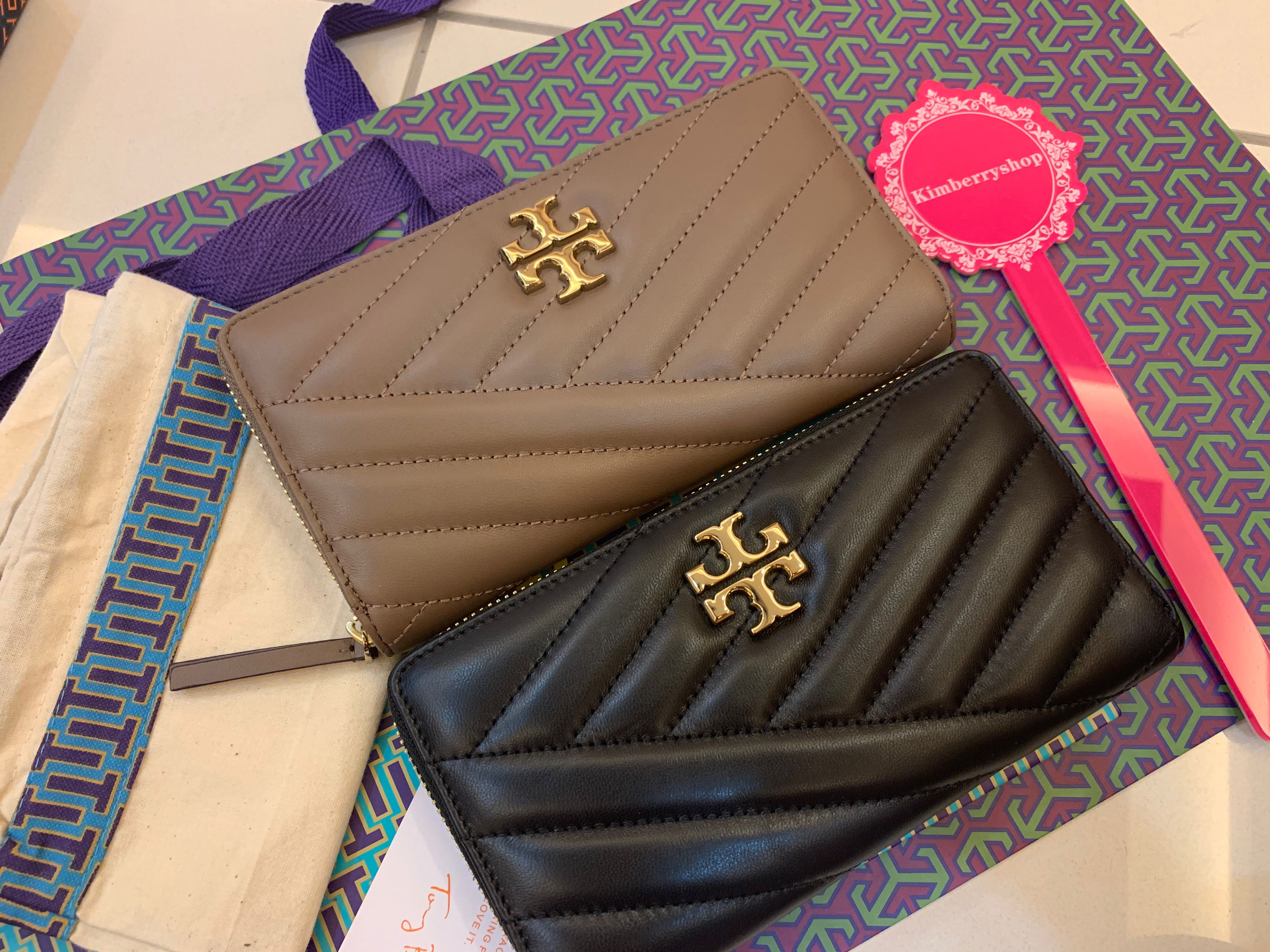 Tory Burch Kira Chevron Zip Continental Wallet (IN-STOCK IN USA