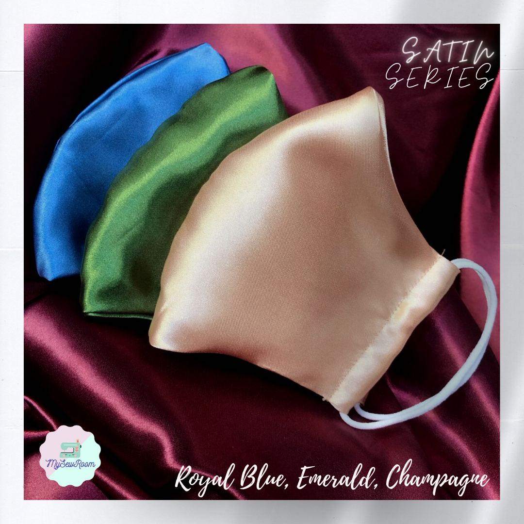 Satin Mask (3ply) [INSTOCKS], Everything Else on Carousell