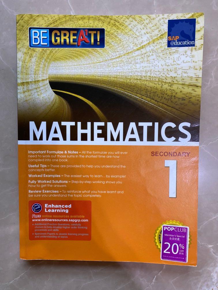 sec 1 math assessment book, Hobbies & Toys, Books & Magazines ...