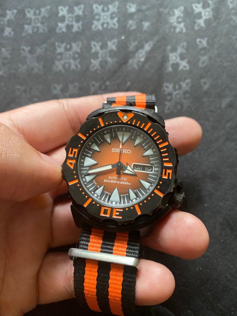 Seiko Monster SRP311 - NO BOX/BRACELET, Men's Fashion, Watches &  Accessories, Watches on Carousell