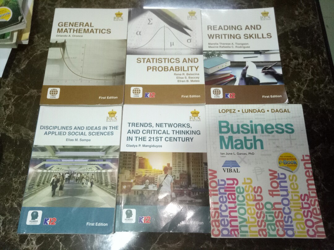 SENIOR HIGH SCHOOL (SHS) BOOKS FOR SALE, Hobbies & Toys, Books