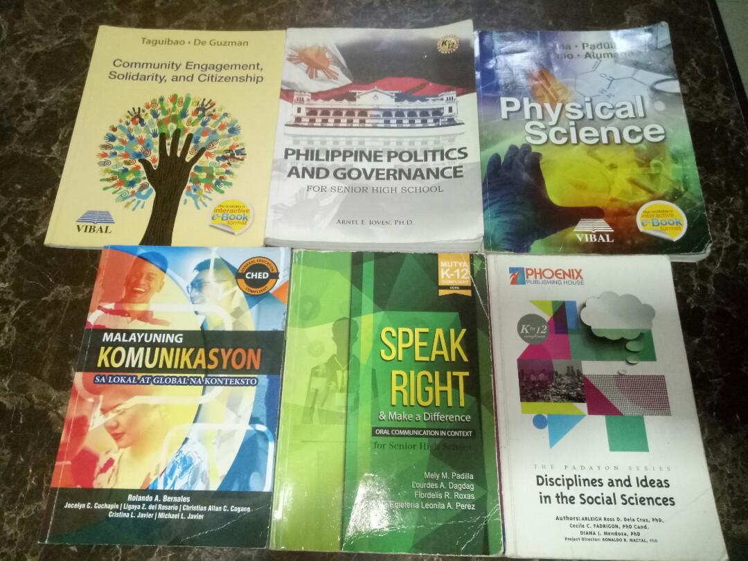 SENIOR HIGH SCHOOL (SHS) BOOKS FOR SALE, Hobbies & Toys, Books
