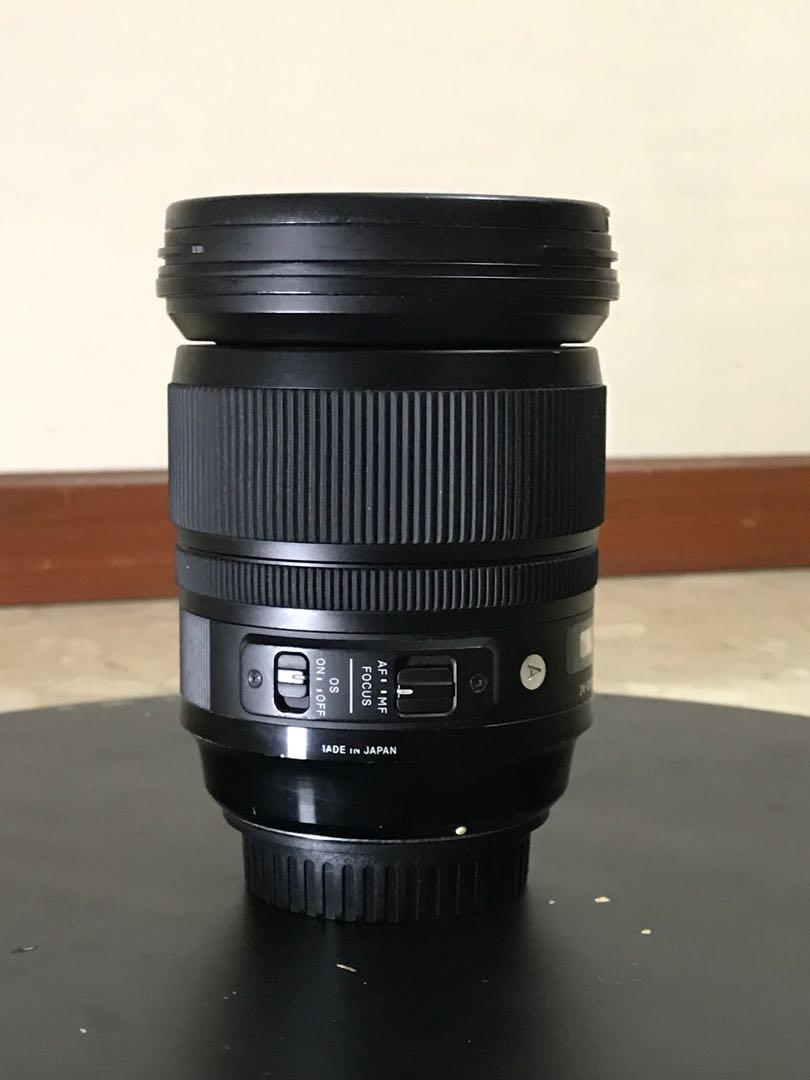 Sigma 24 105mm F4 Dg Os Hsm Art Lens For Canon Ef Photography Lenses On Carousell