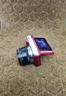 Sony Nex c3 Pink  Vlog swivel LCD HD Mirrorless Camera