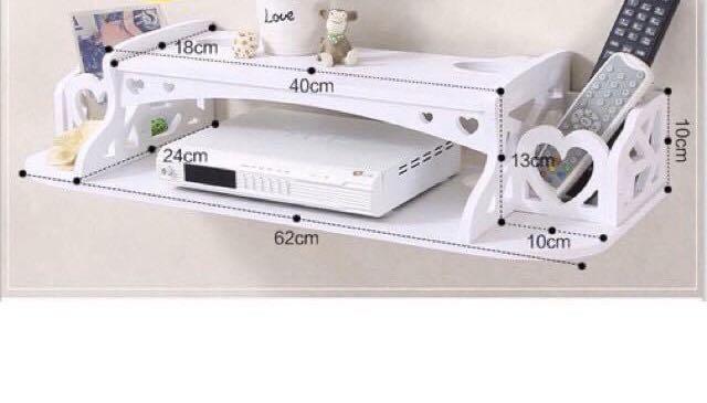 Storage Rack wall mounted TV set-top (Category: Storage Boxes & Baskets) located in Cainta. Submitted by iubelle (Listing ID 1042555346, Image 2). Description: .
