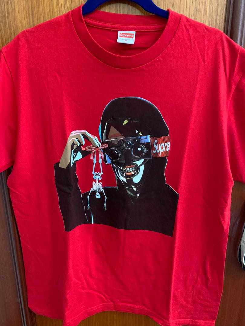 supreme creeper tee red