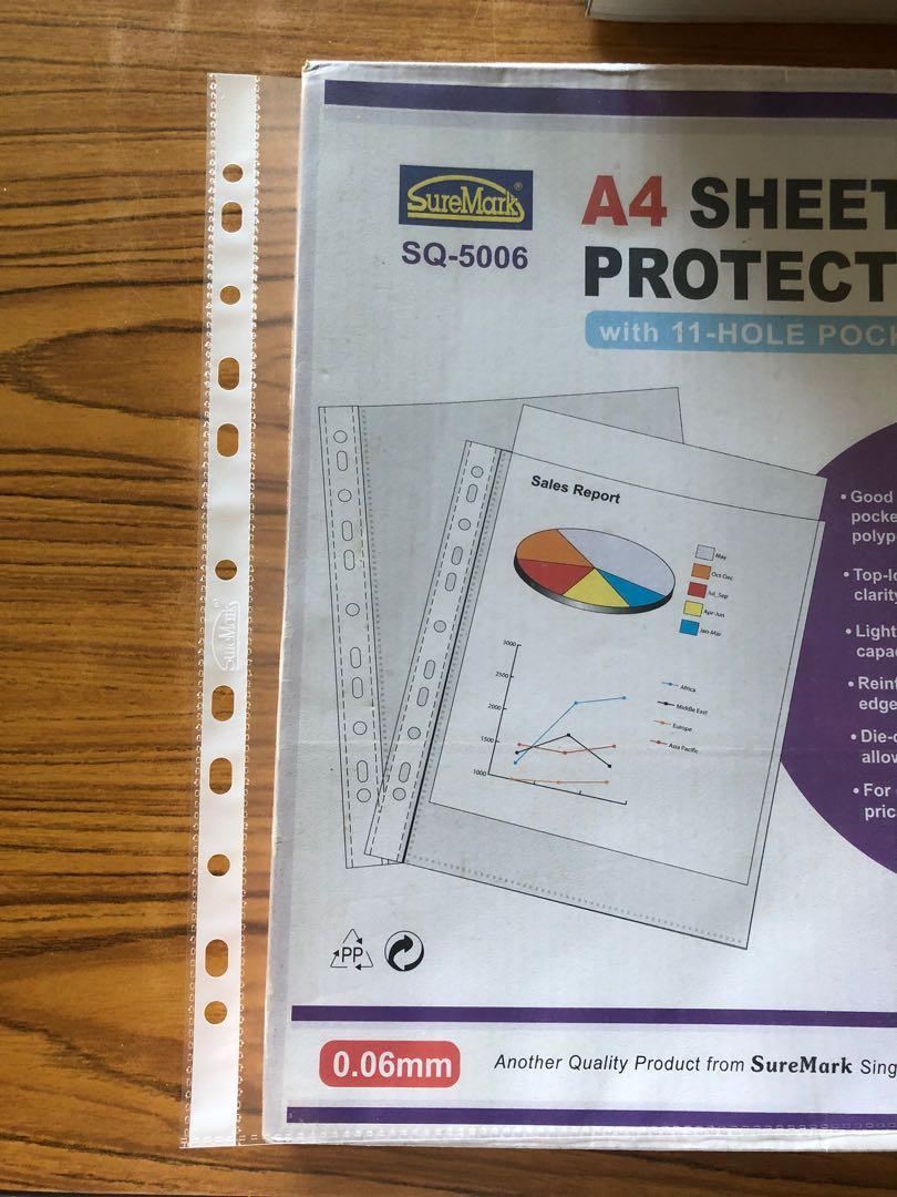 SureMark SQ5006 A4 Sheet Protector, Hobbies & Toys, Stationery & Craft