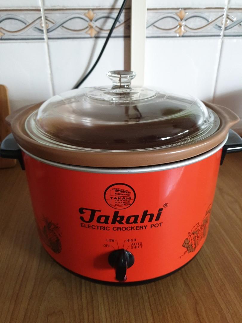 large electric slow cooker