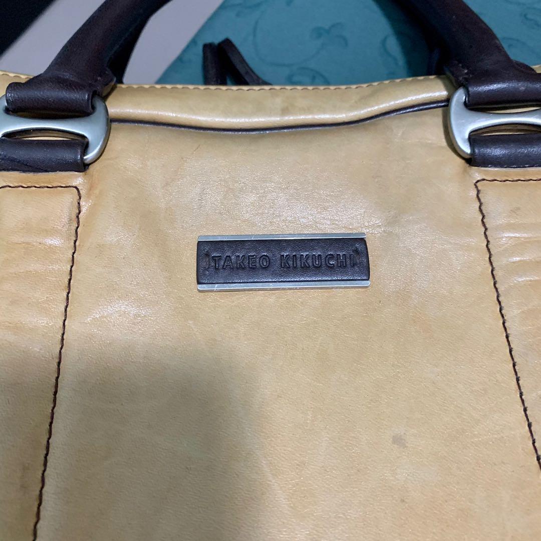Takeo Kikuchi Leather Bag Men S Fashion Bags Briefcases On Carousell