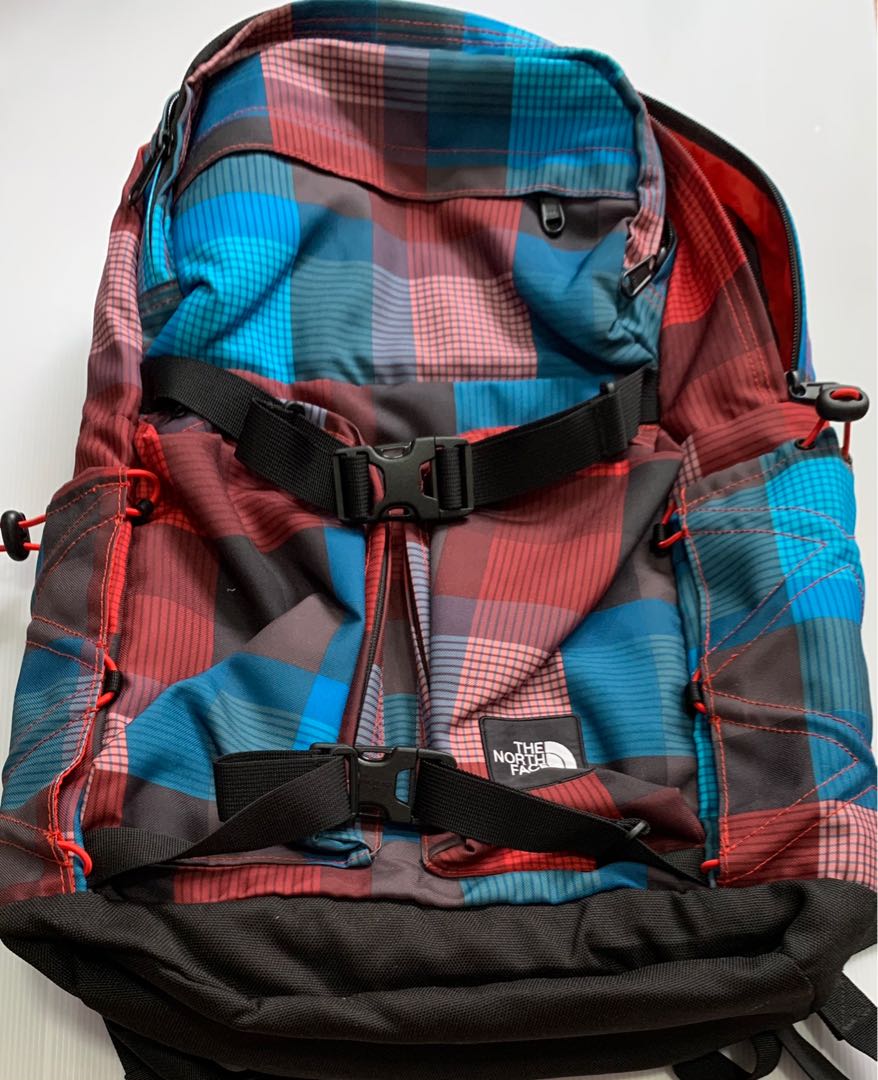 baby blue north face backpack