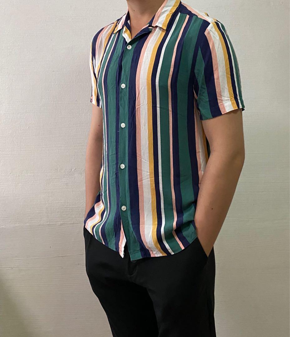 Topman outlet striped shorts