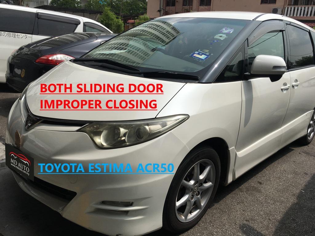 toyota estima acr50 both side rear sliding door improper closing auto accessories on carousell