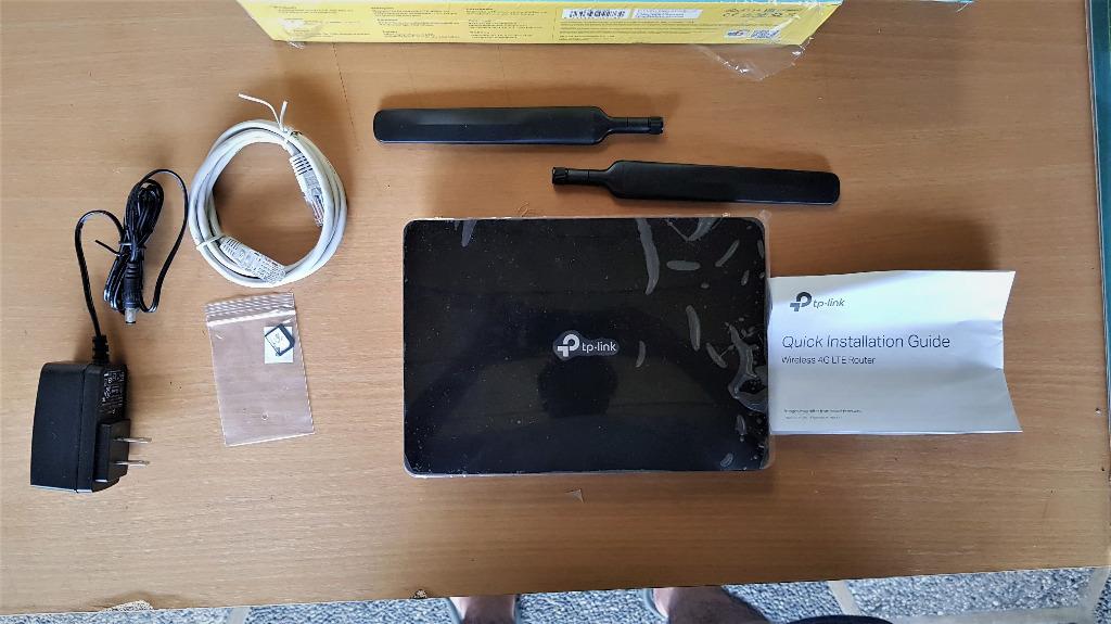 TP-Link TL-MR6400 Wireless 4G LTE Router (Category: Networking) located in Quezon City. Submitted by render97 (Listing ID 1042520603, Image 2). Description: TL-MR6400 300Mbps Wireless N 4G LTE Router Price: 3900 (Slightly negotiable) Less than two months used lang po kasi ginamit for WFH. RFS: Retrenched from work so ibebenta ko na lang po pagbawi. Item comes with everything it came with. Please check image for reference. Meetups are preferably a