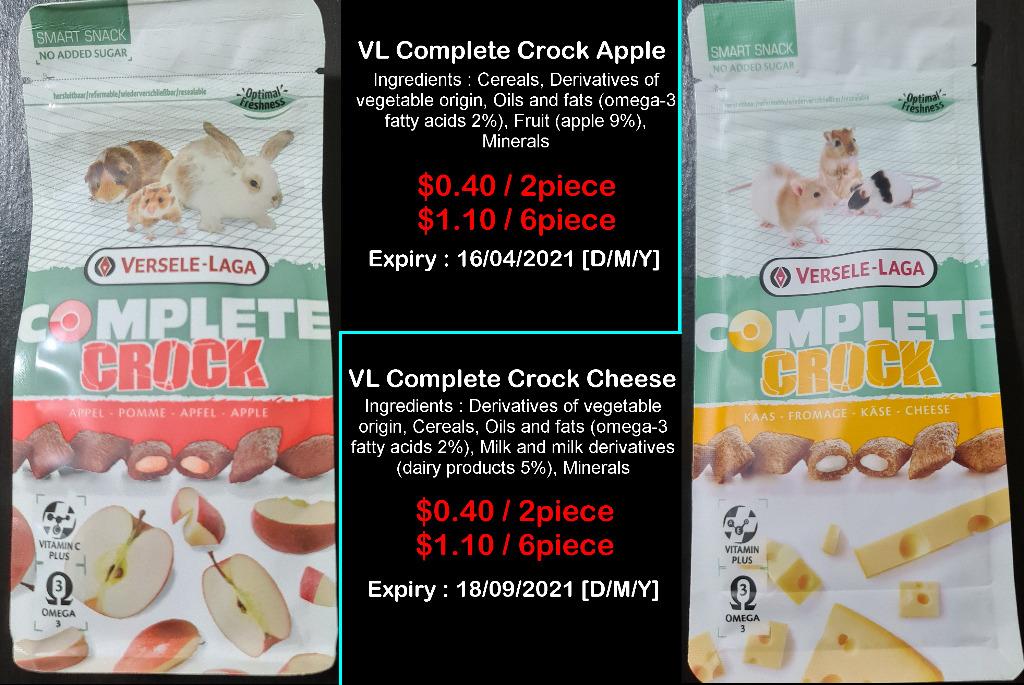 Versele-Laga Complete Crock Berry, Pack de 3
