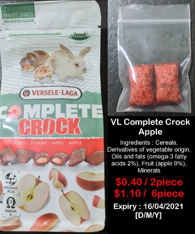 Versele-Laga Complete Crock Berry, Pack de 3