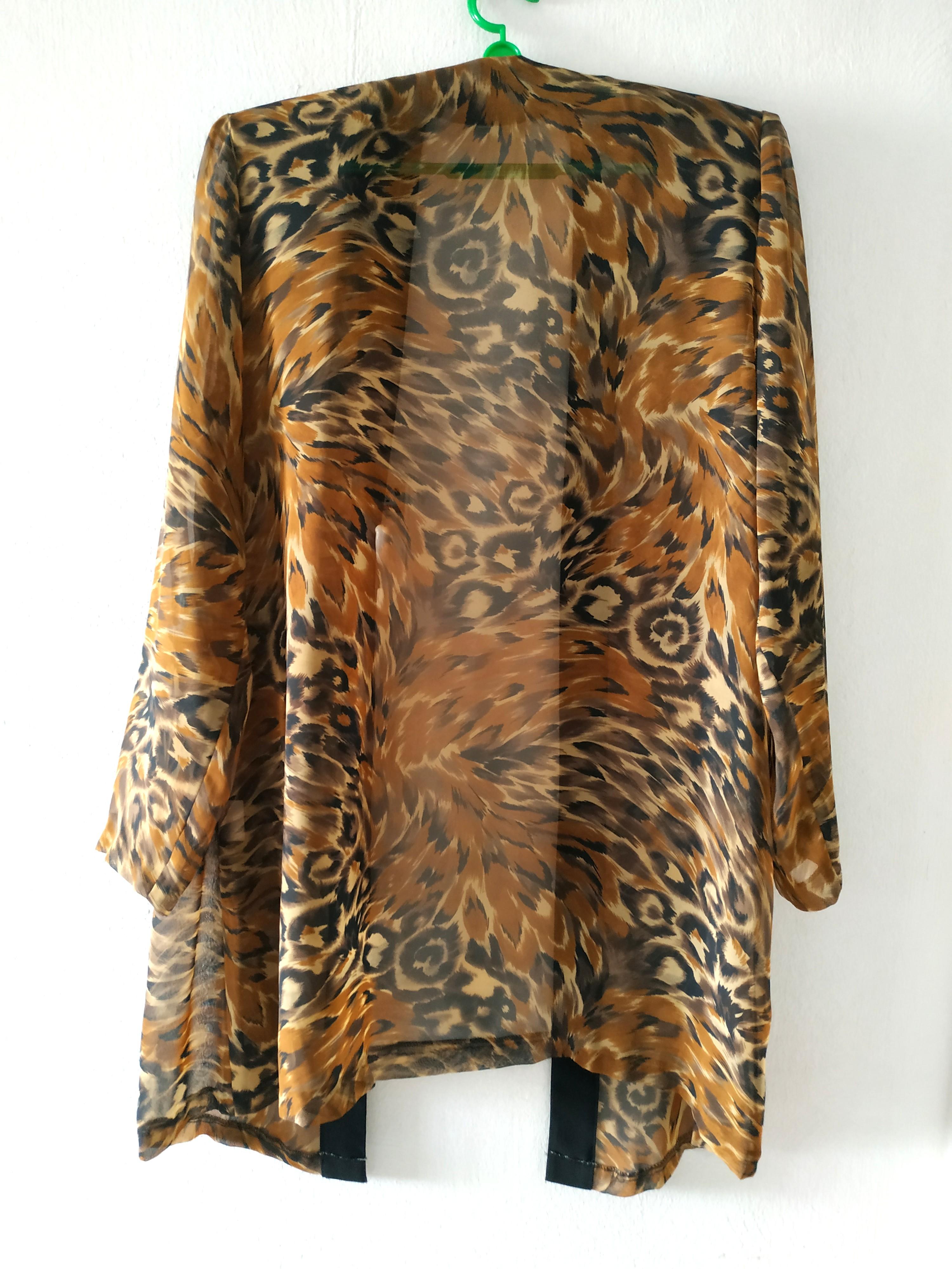 Cheetah kimono cardigan hot sale
