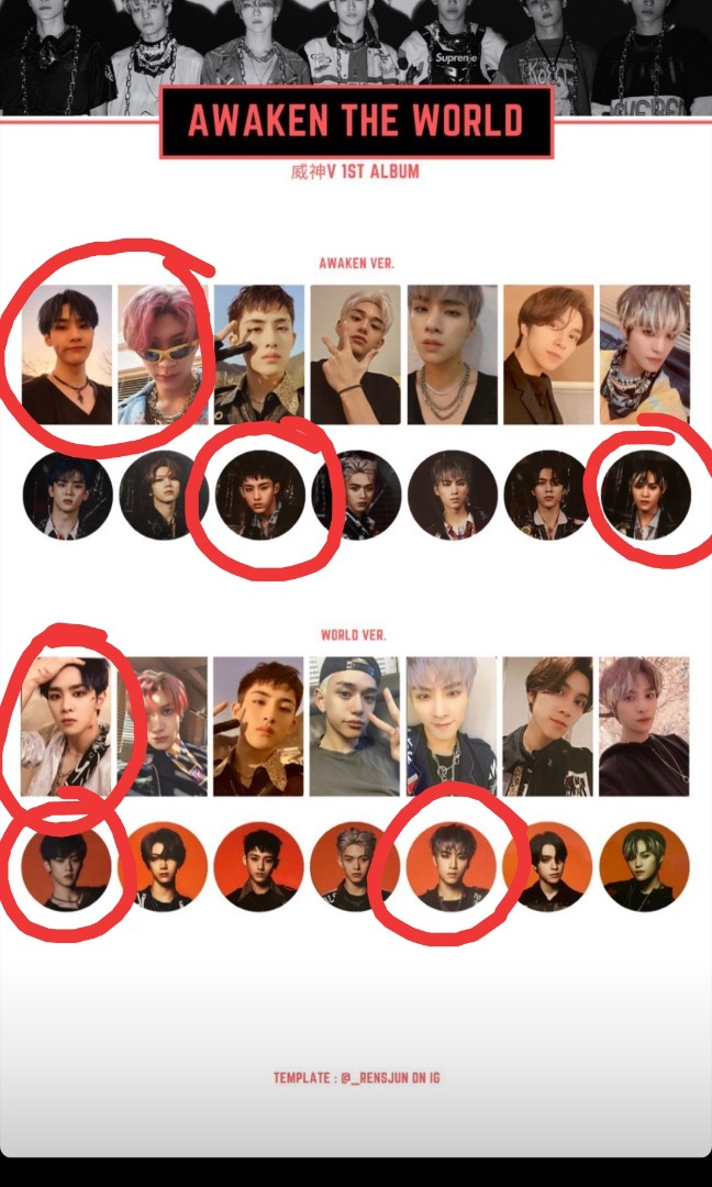 WTS WayV Awaken The World Inserts, Toys & Collectibles, Fan