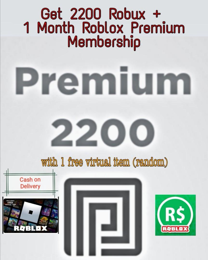 2640 Robux Premium Roblox 1month Video Gaming Video Games Others On Carousell - how to buy roblox premium with robux