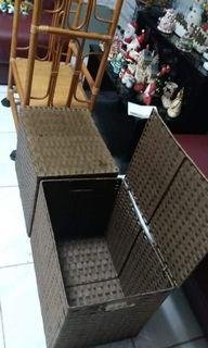2 Rattan organizer (with cloth inside)