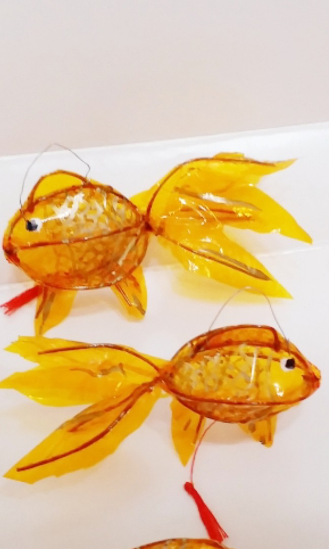 手作中秋立體金魚燈籠特價 62 興趣及遊戲 手作 自家設計 文具及工藝 手作 Carousell