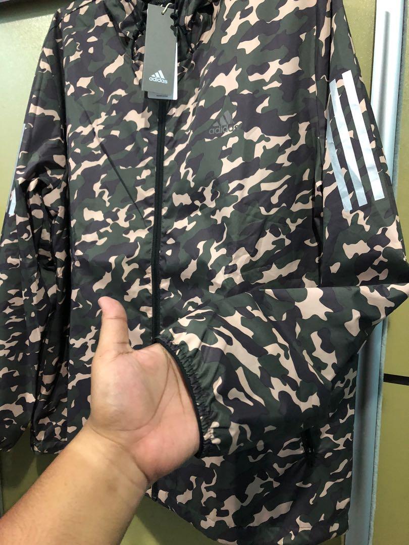 Adidas new arrivals camo windbreaker