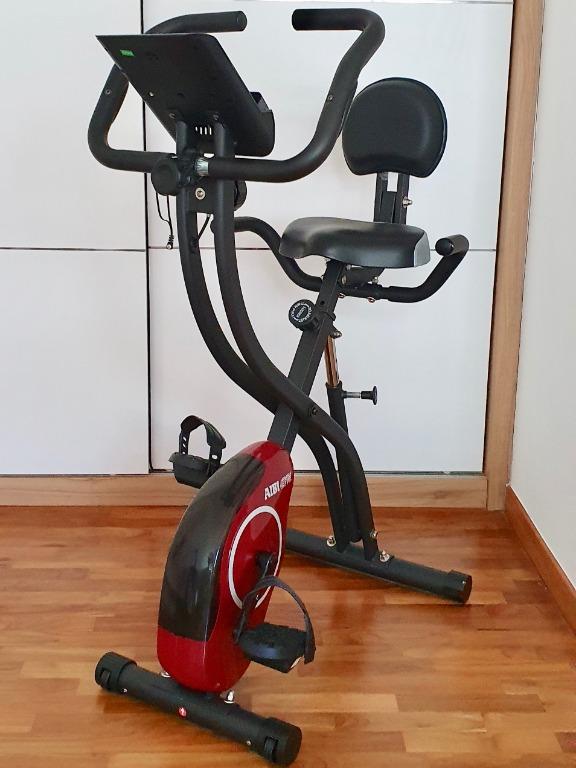 AIBI GYM Foldable Upright Recumbent Bike AB B775R Foldable Sports Equipment Exercise Fitness Cardio Fitness Machines on Carousell