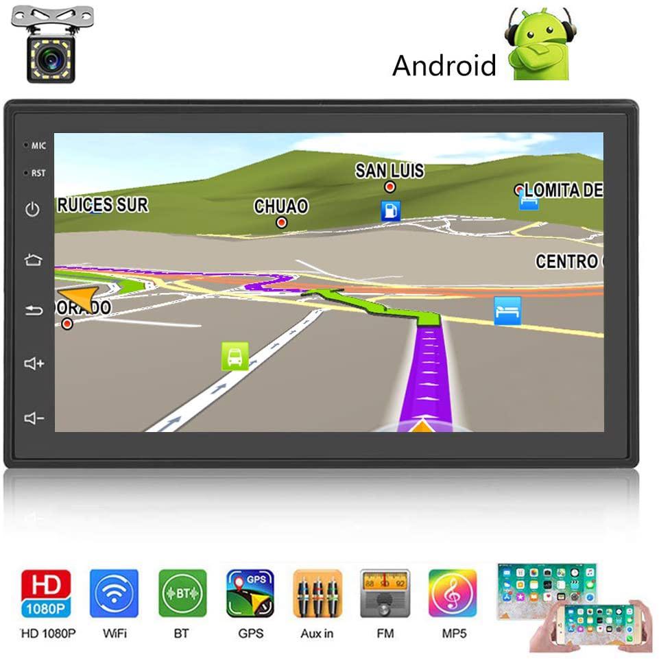 android car stereo 8 1 mp5 player 2din 9inch hd touch screen gps navigation stereo car with bluetooth support fm radio receiver wifi usb swc mirror