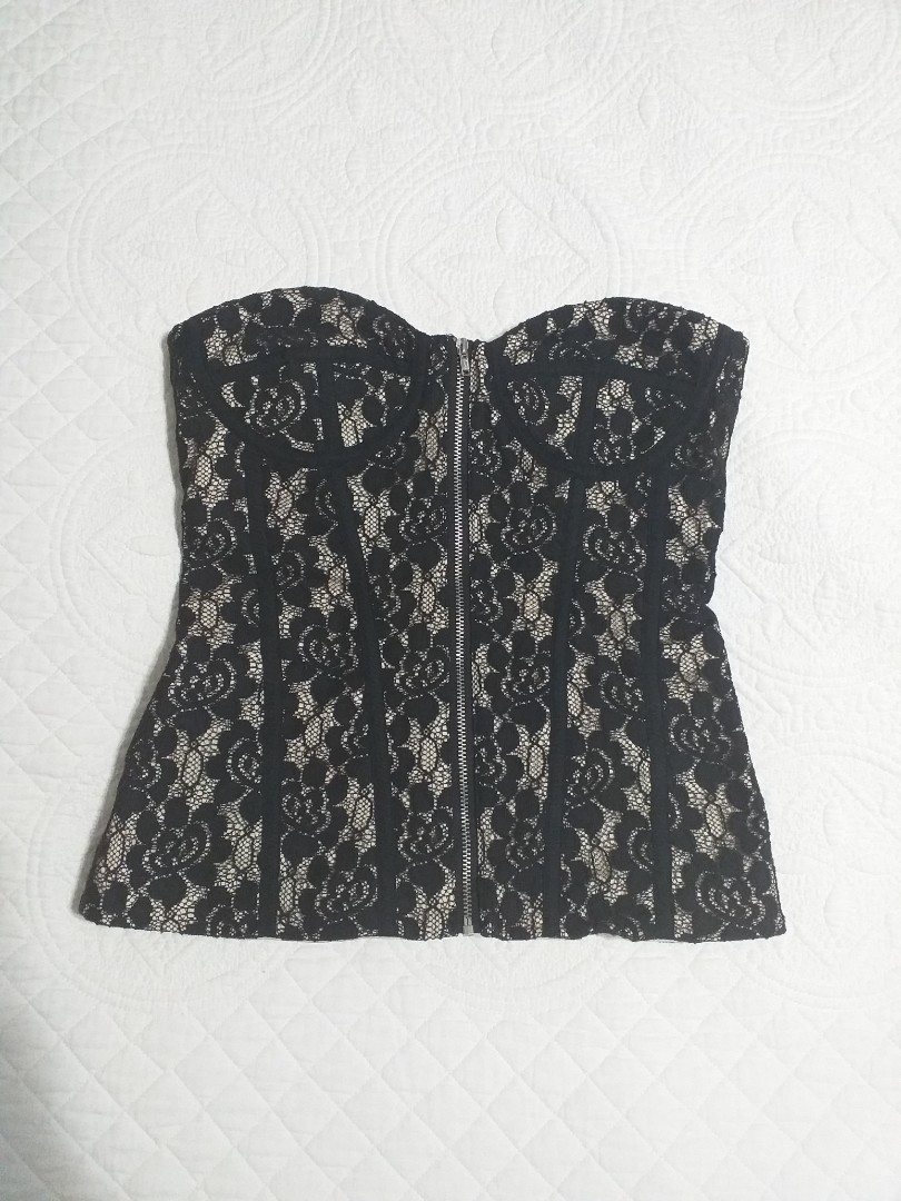 asos bustier top