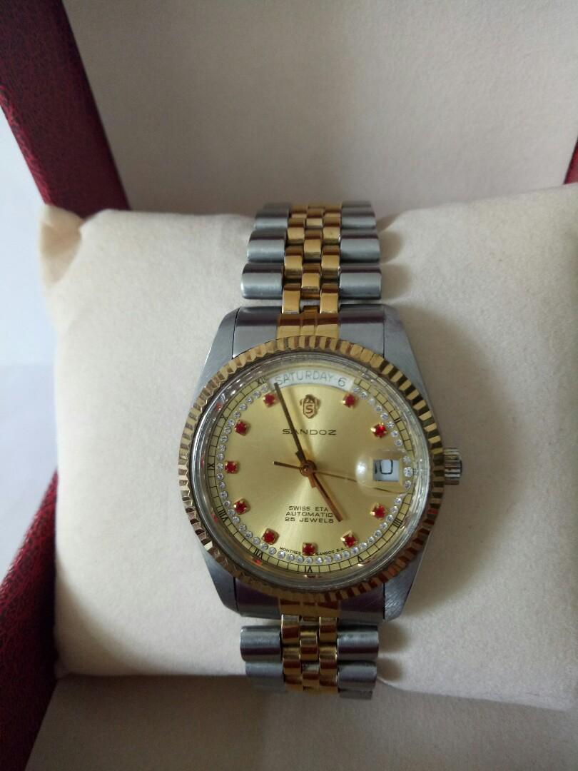 Sandoz automatic online 25 jewels price