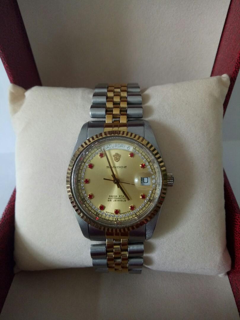 Sandoz watch automatic 25 jewels store