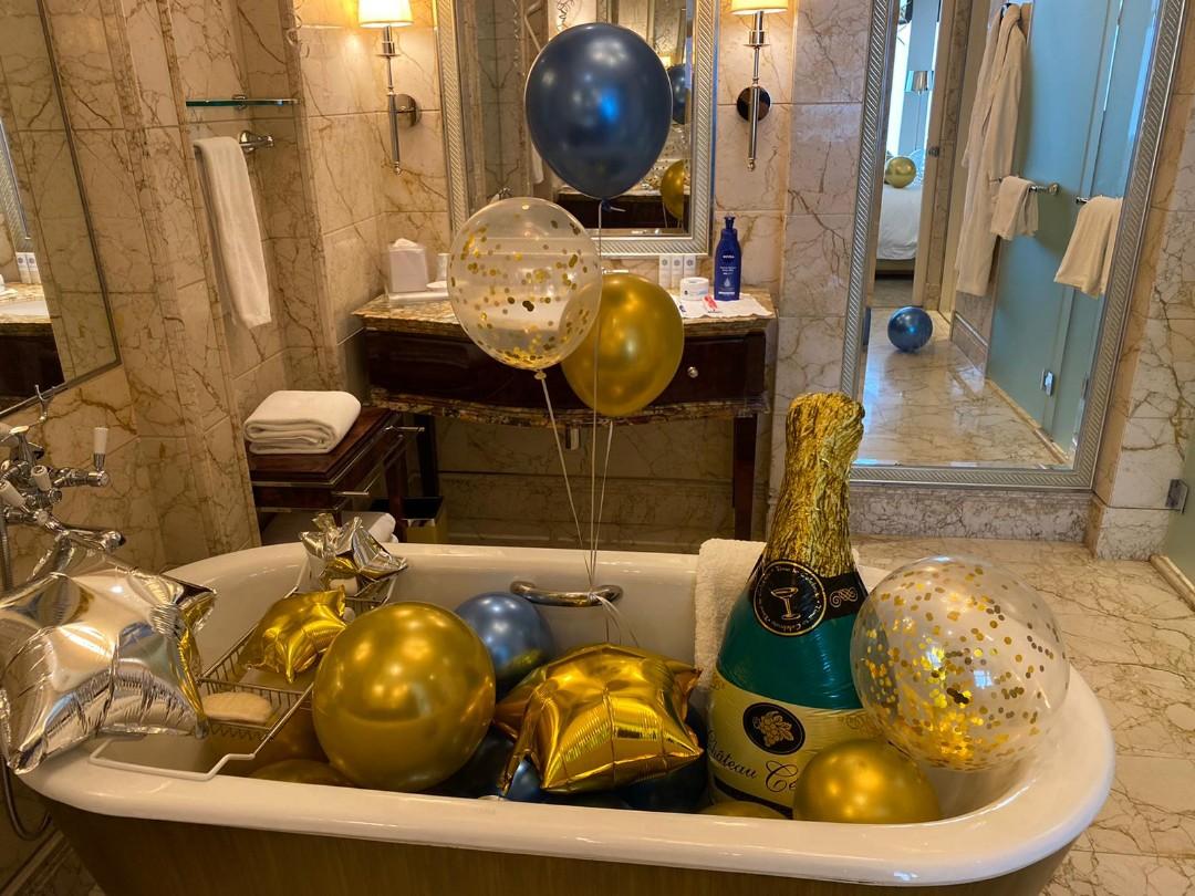 Bathtub Balloons Setup Decoration Party, Hobbies & Toys, Stationery