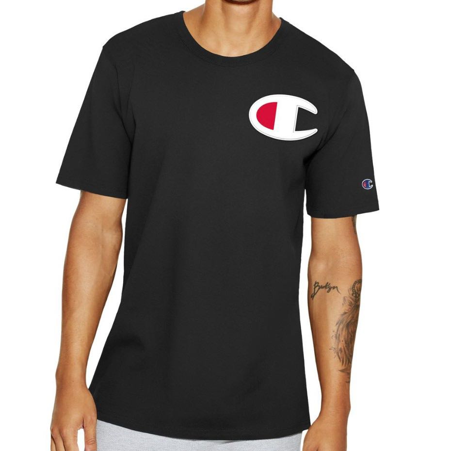 champion sweater big logo top